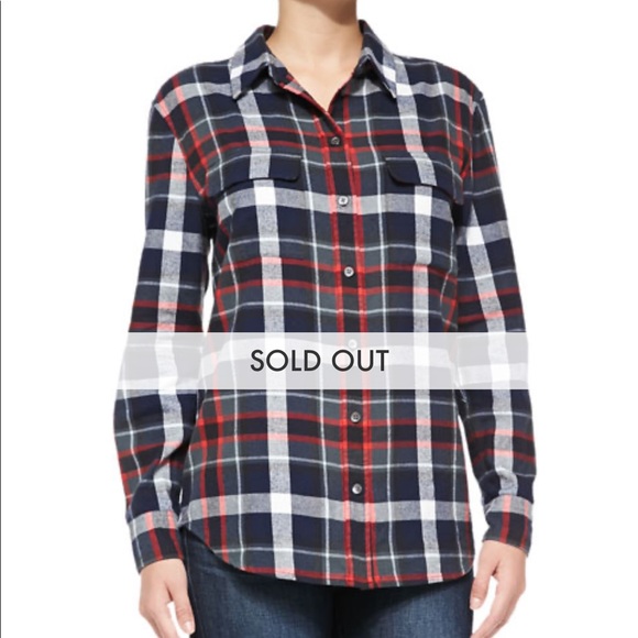 SOLD Equipment flannel shirt - Picture 2 of 4